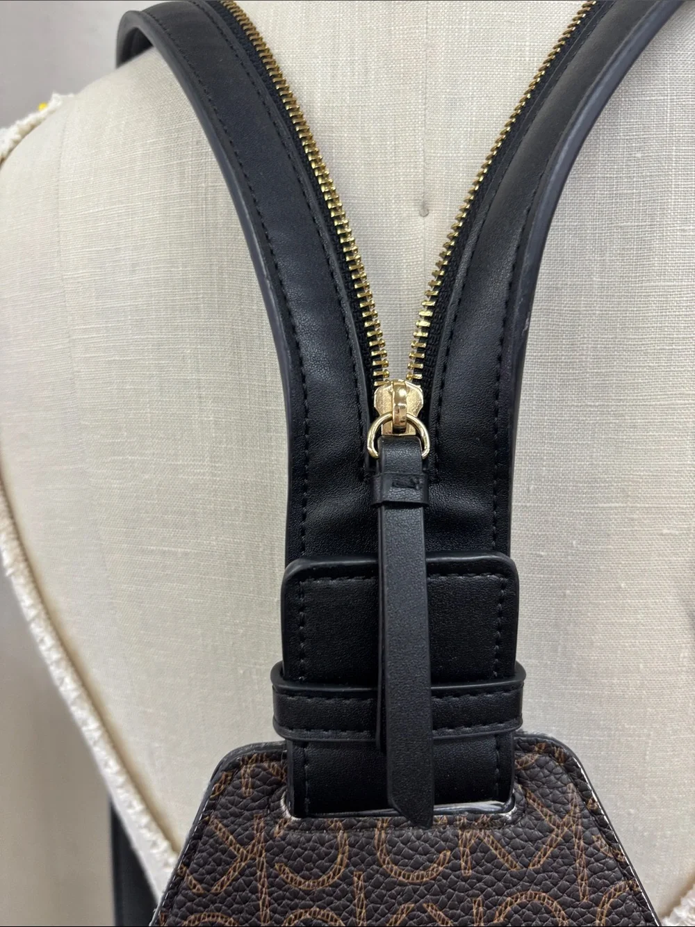 Calvin Klein Millie Signature Convertible Sling Backpack